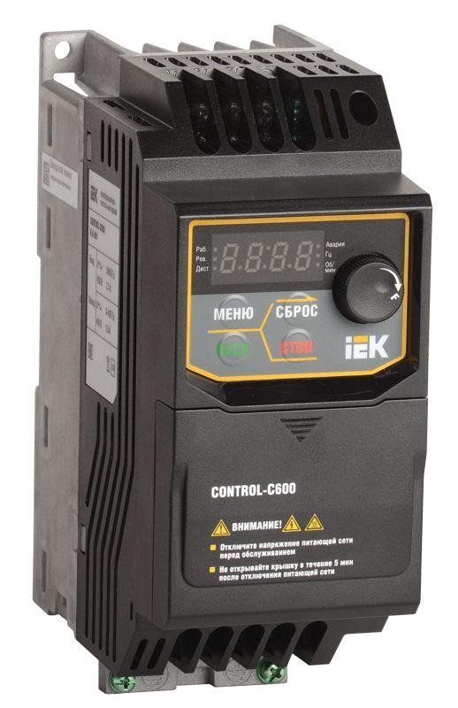  Преобразователь частоты CONTROL-C600 380В 3ф 0.40кВт ИЭК CNT-C600D33V0040TM 