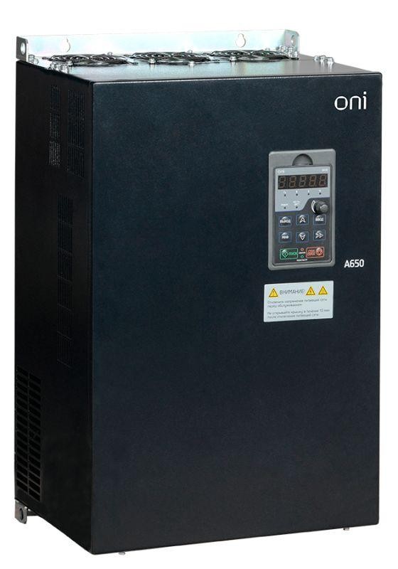  Преобразователь частоты A650 380В 3Ф 30кВт 60А ONI A650-33E30T 