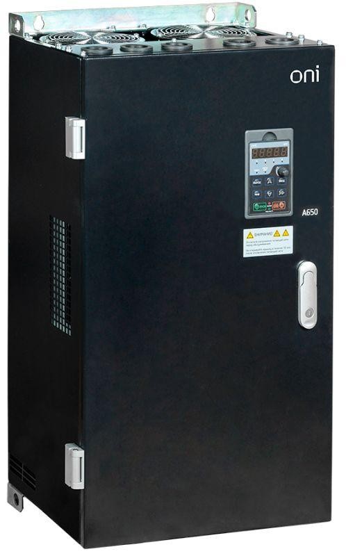  Преобразователь частоты A650 380В 3Ф 160кВт 304А ONI A650-33E160R 