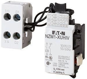  Расцепитель минимального напряжения 24В AC + 2НО доп. контакта NZM1-XUHIV24AC EATON 259531 