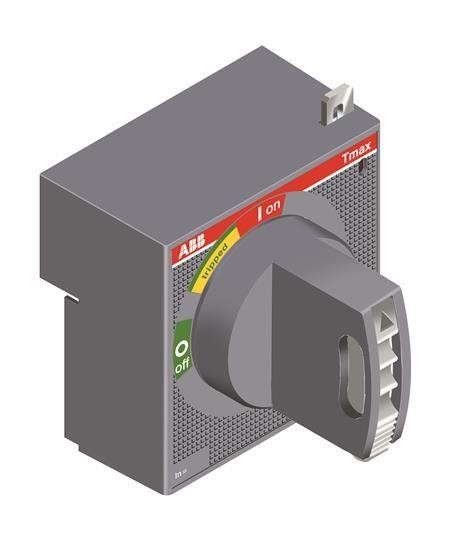  Рукоятка поворотная на дверцу RHE_H_EM T1-2-3 HAND.EME. (только рукоятка авар. исполнения) ABB 1SDA051388R1 