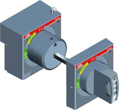  Рукоятка поворотная на дверцу RHE_EM T1-T2-T3 EMER.RETURNED ABB 1SDA051384R1 