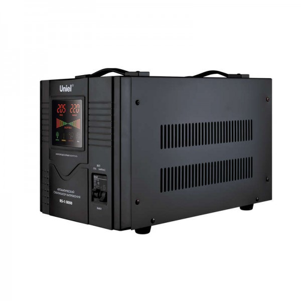  Стабилизатор RS-1/8000 релейный 1ф 8.0кВА Uniel 03113 