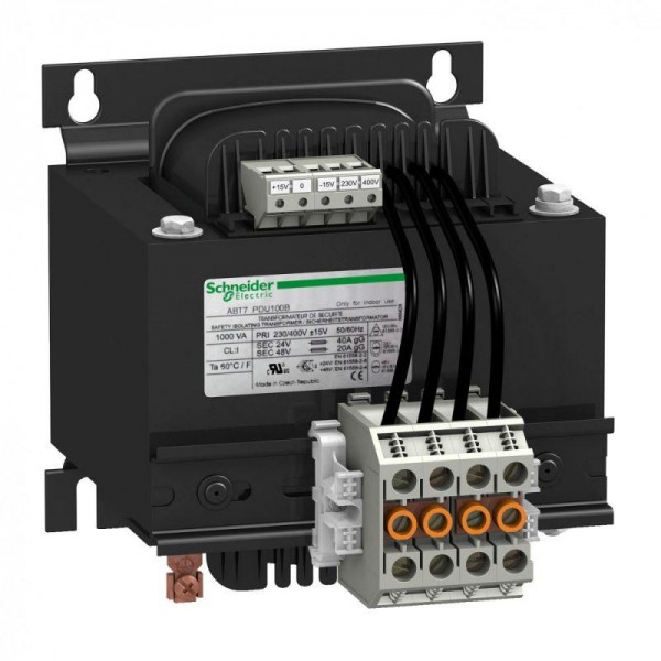  Трансформатор 230В и 400В ± 15В/2х24В 1000ВА SchE ABT7PDU100B 