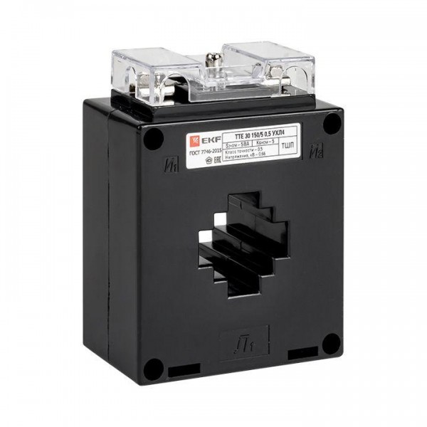  Трансформатор тока ТТЕ 30 100/5А кл. точн. 0.5 5В.А EKF tte-30-100/tc-30-100 