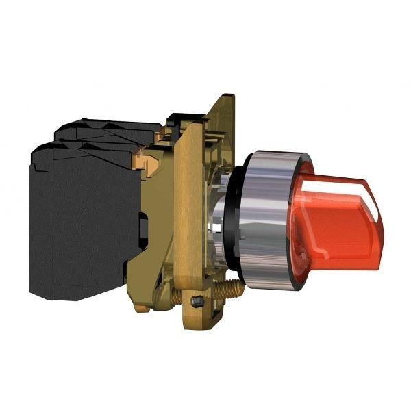  Переключатель с подсветкой 3 поз. с фикс. SchE XB4BK134B5 