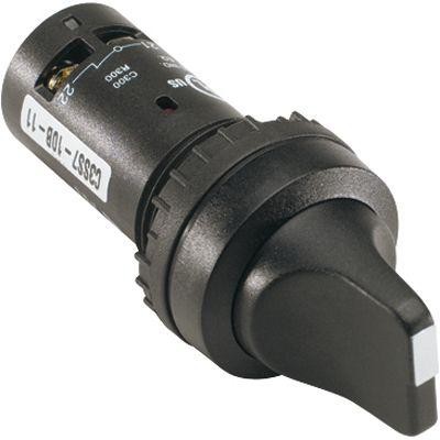  Переключатель 3-х поз. C3SS1-10B-11 1НО1НЗ с фикс. черн. ABB 1SFA619210R1076 