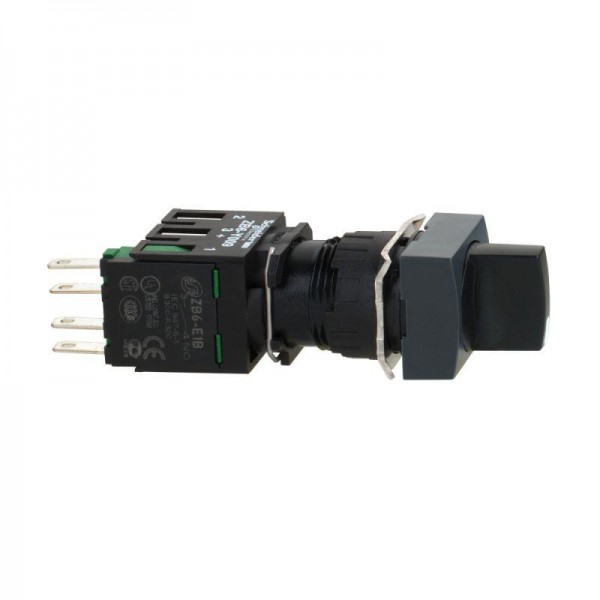  Переключатель 16мм квадратный 2 поз. SchE XB6CD221B 