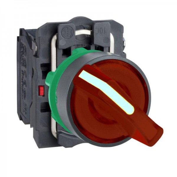  Переключатель 22мм 230-240В КР с подсветкой SchE XB5AK124M5 