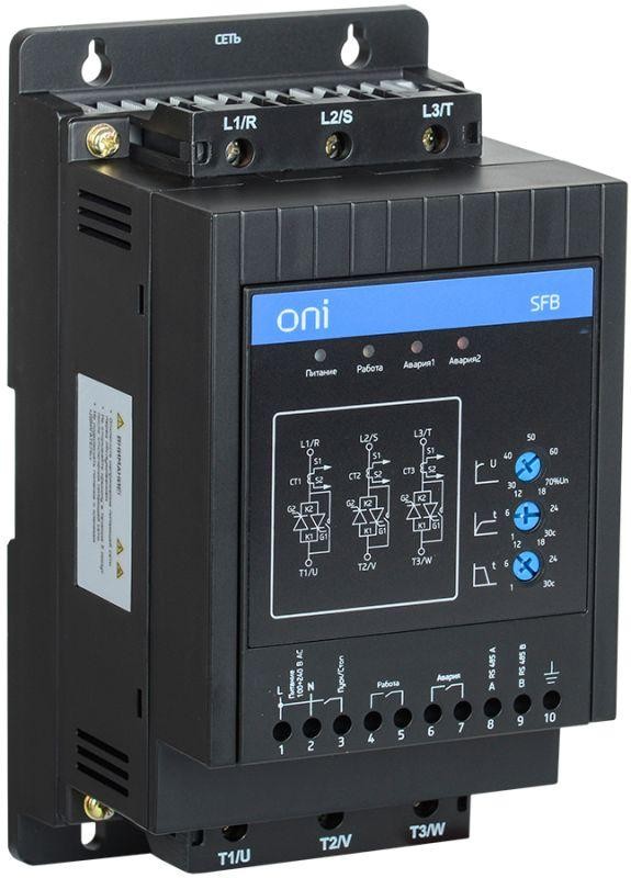  Устройство плавного пуска SFB 3Ф 380В 11кВт 22A Uупр 110-220В ONI SFB-33-11-A-00 