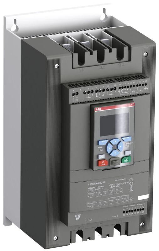  Софтстартер PSTX142-600-70 75кВт 400В 143А (132кВт 400В 245А внутри треугольника) с функцией защиты двигателя ABB 1SFA898110R7000 