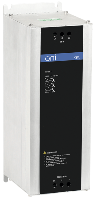  Устройство плавного пуска SFA 37кВт 380В 3Ф 75А ONI SFA-33-37B-IP20 