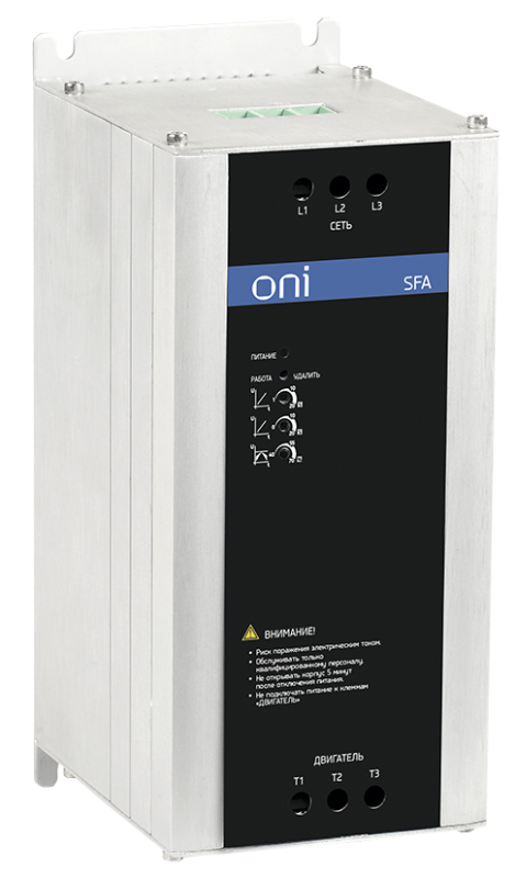  Устройство плавного пуска SFA 30кВт 380В 3Ф 60А ONI SFA-33-30B-IP20 