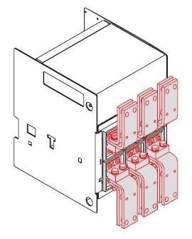  Часть фиксированная выкатного исполнения E3 W FP 3p F-F ABB 1SDA059681R1 
