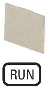  Шильдик "RUN" 283SQ25 EATON 038767 