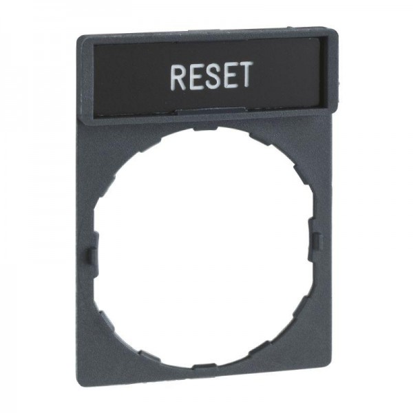  Маркировка 30х40мм с текстом 8х27мм "RESET" SchE ZBY2322 