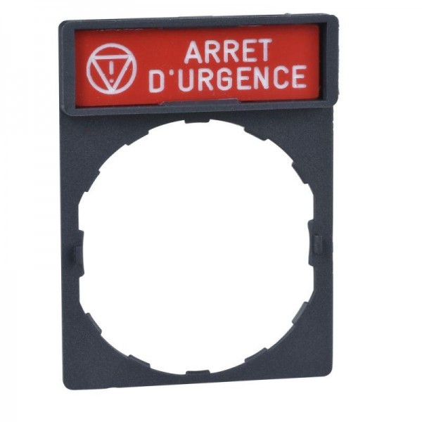  Маркировка "ARRET D'URGENCE" SchE ZBY2130 
