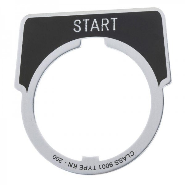  Пластина маркир. "START" SchE 9001KN201 