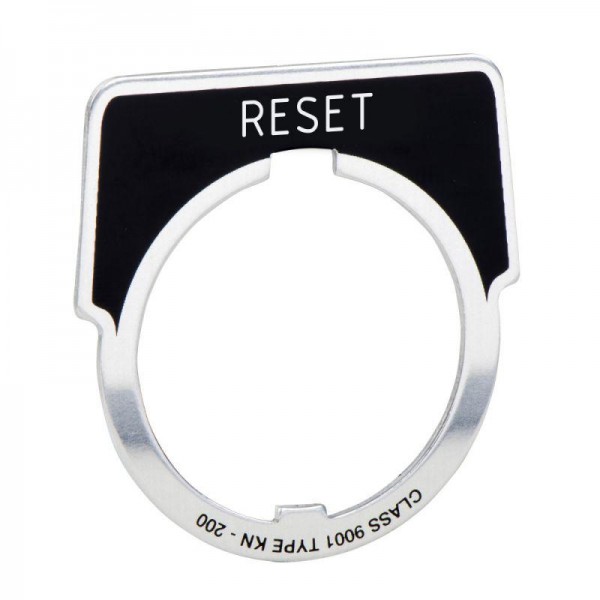  Пластина маркир. "RESET" SchE 9001KN223 
