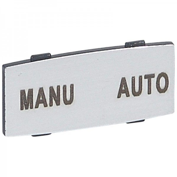  Вставка узкая алюм. надпись "MANU -AUTO" Osmoz Leg 024343 