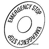  Маркировка EMERGENCY STOP SchE ZB6Y7330 