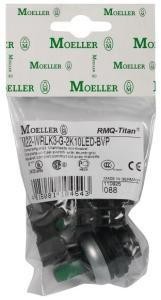  Переключатель 1НО 24В DC с подсветкой зел. M22-WRLK-G-K10LED-BVP EATON 110924 