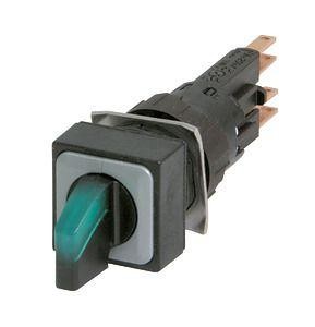  Головка переключателя с подсветкой 3 положения зел. с фикс. Q18LWK3R-GN EATON 072327 
