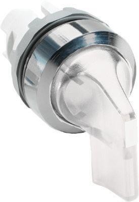  Переключатель M2SS4-21C (короткая ручка) прозр. 2-х поз. с подсветкой (только корпус) 45град. с фикс. ABB 1SFA611203R2108 