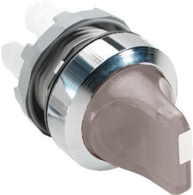  Переключатель M2SS2-21C (короткая ручка) прозр. 2-х поз. с подсветкой (только корпус) 90град. с фикс. ABB 1SFA611201R2108 
