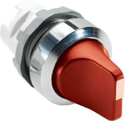  Переключатель M2SS2-20R (короткая ручка) красн. 2-х поз. без подсветки (только корпус) 90град. с фикс. ABB 1SFA611201R2001 