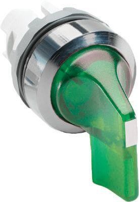  Переключатель 3-х поз. M3SS5-21G с подсветкой (только корпус) зел. ABB 1SFA611214R2102 