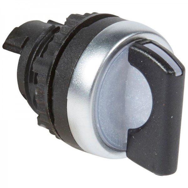  Переключатель Osmoz с подсветкой 2пол. рукоятка черн. Leg 024037 