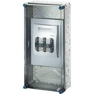  Корпус пластиковый Mi 300х600х170 IP65 с выкл.-разъединителем сер. с прозр. крышкой Mi 5451 HENSEL 2000189 