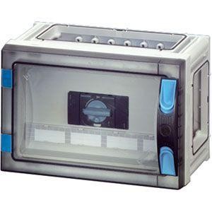  Корпус пластиковый 180х270х186 ручное запирание сер. с прозр. Дверью FP 5104 HENSEL 68000111 