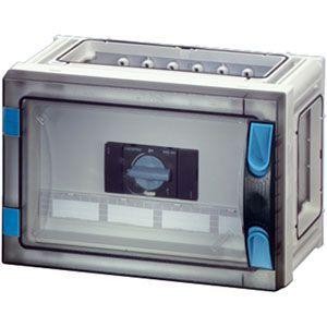  Корпус пластиковый 180х270х186 ручное запирание сер. с прозр. дверью FP 5103 HENSEL 68000110 