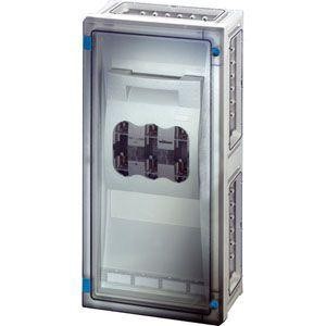  Корпус пластиковый 540х270х163 открывание инструментом сер. с прозр. дверью FP 4312 HENSEL 68000219 