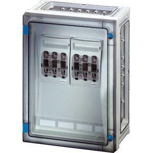  Корпус пластиковый 360х270х163 открывание инструментом сер. с прозр. дверью FP 4212 HENSEL 68000230 