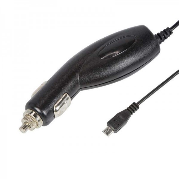  Автозарядка в прикуриватель microUSB (АЗУ) (5В 1000мА) шнур спираль 1.2м черн. Rexant 16-0250 