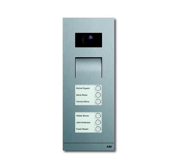  Станция вызывная видио 6-кл. сталь ABB 2CKA008300A0289 