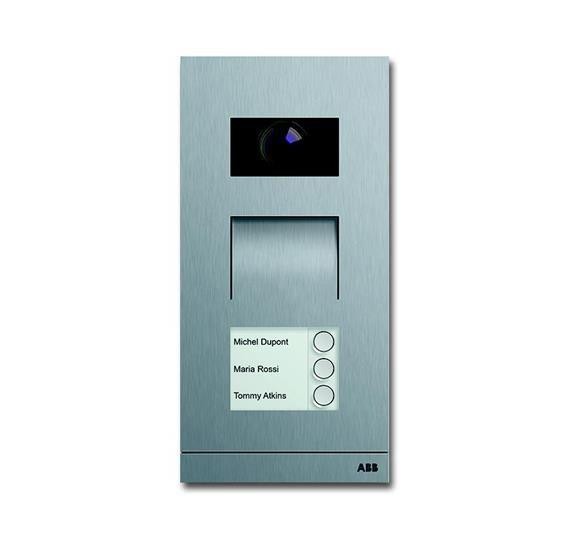  Станция вызывная видео 3-кл. сталь ABB 2CKA008300A0103 