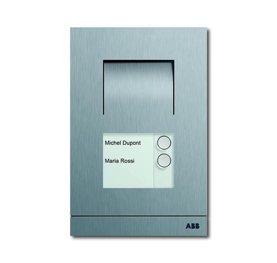 Станция вызывная аудио 2-кл. сталь ABB 2CKA008300A0097 