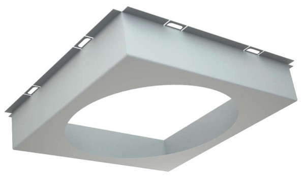 Рамка Грильято SL/DL (SAFARI PILOT) 285х285хd208 (75х75х37 lamel 15) white СТ 2170000430 