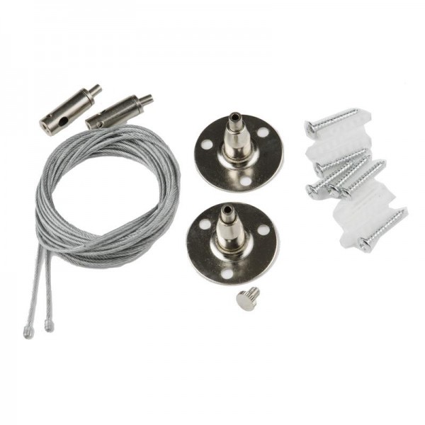  Набор для подвесного монтажа UFB-Q122 H28 SILVER SET02 (2шт 1ф шинопроводов типа G) Volpe UL-00006442 