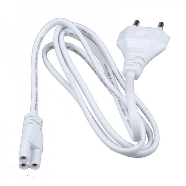 Провод для подключения светильника UCX-LT2/E01-120 WHITE 1 STICKER к сети 220В 120см бел. Uniel UL-00004530 