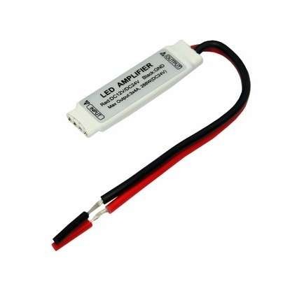 Миниусилитель LED RGB 45х12х4мм 72Вт 12-24В/6А IP23 Neon-Night 143-102-2 