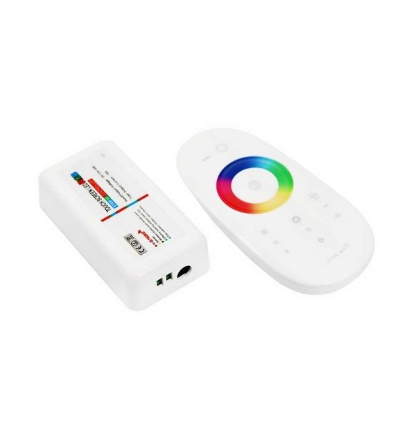  Контроллер RGB беспроводной 85х24х40мм с сенсорным управлением 2.4G для RGB светодиодных лент 216Вт 12-24В IP20 NEON-NIGHT 143-103-1 
