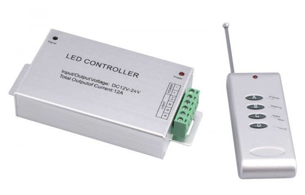  Контроллер RGB ZC-2000RC 12В 3х4А=144Вт (RF) JazzWay 3327392 