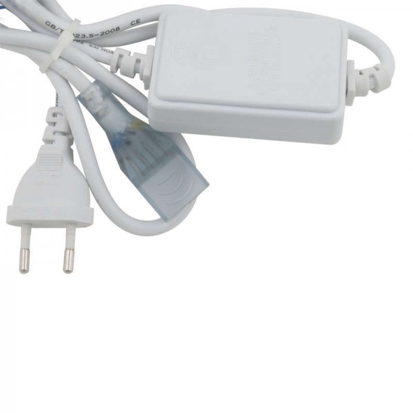  Провод электрический UCX-Q220 SP4/B67-RGB WHITE 1 STICKER для подключения RBG светодиодных лент ULS-5050 сетевого напряжения к сети 220В 7х14мм Uniel 10968 