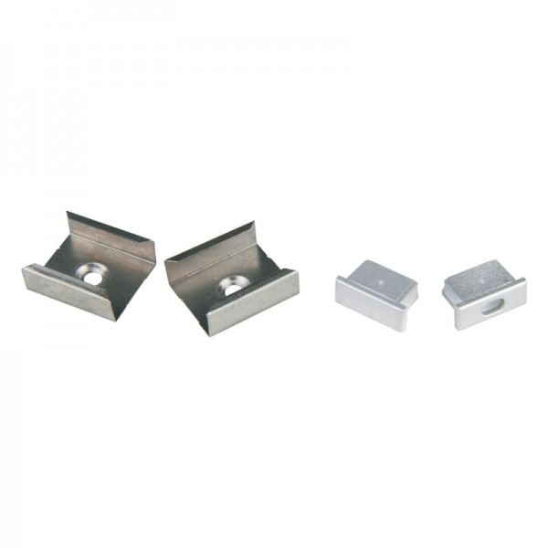  Набор аксессуаров UFE-N12 SILVER A POLYBAG для алюм. профиля серебр. Uniel UL-00004060 