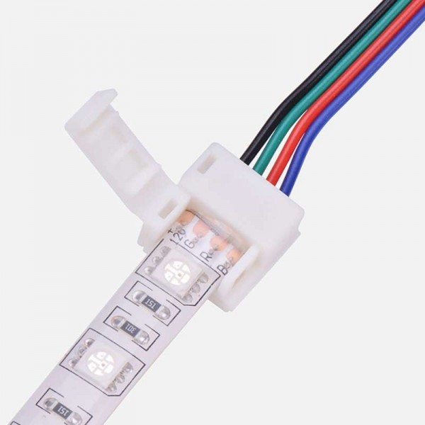  Коннектор питания (1 разъем) для RGB LED лент 10мм влагозащ. (уп.10шт) Neon-Night 144-028 
